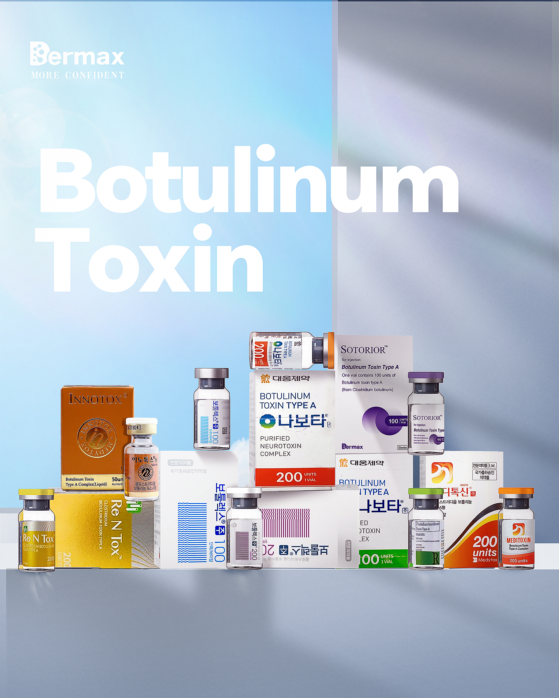 multiple types of botulinum toxin are selling well at Dermax