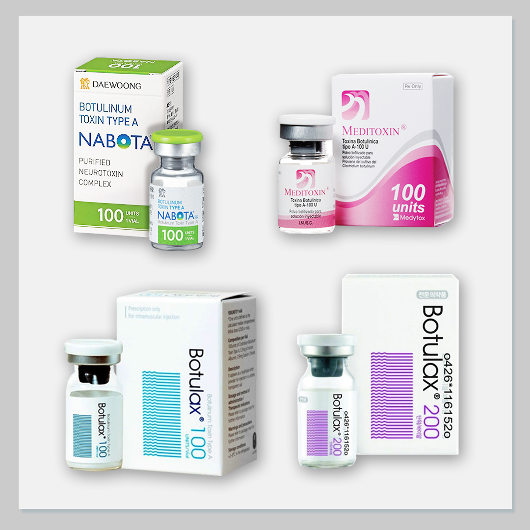 botulax 100 with other products