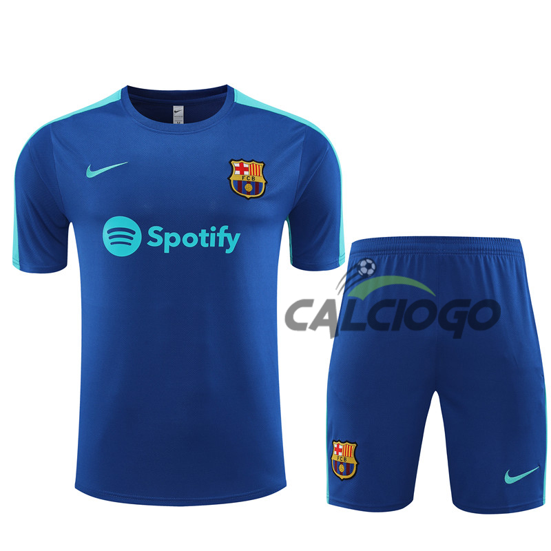 Tuta Sportiva FC Barcellona Blu Jersey 2023-2024