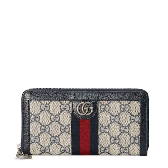 Gucci Ophidia Zip Around Wallet card case