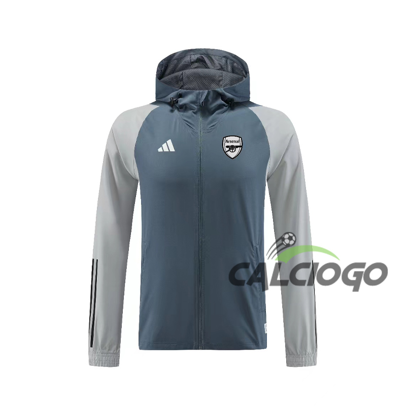 Giacca A Vento Arsenal Grigio 2023