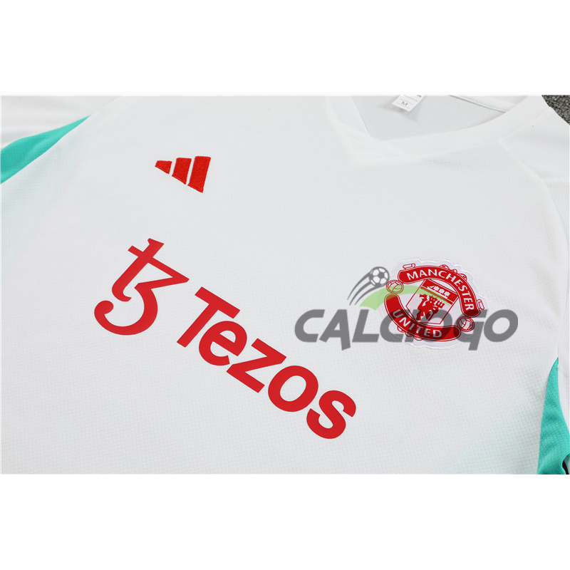 Maglia Manchester United Bianco Jersey 2023-2024