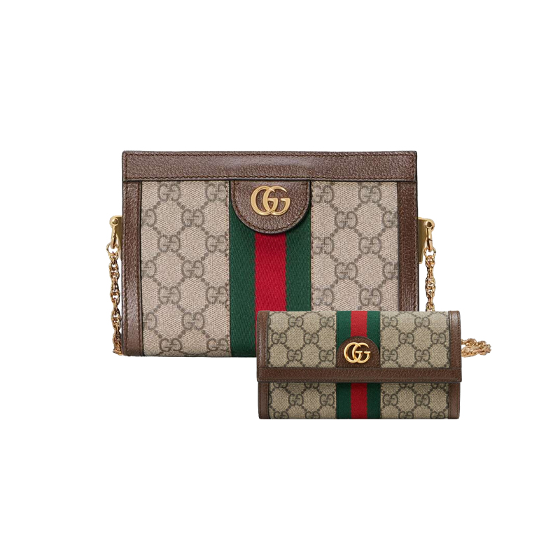 GUCCI GG Supreme canvas TP-IUSE-34+Wallet WG 8745 2-piece set deals