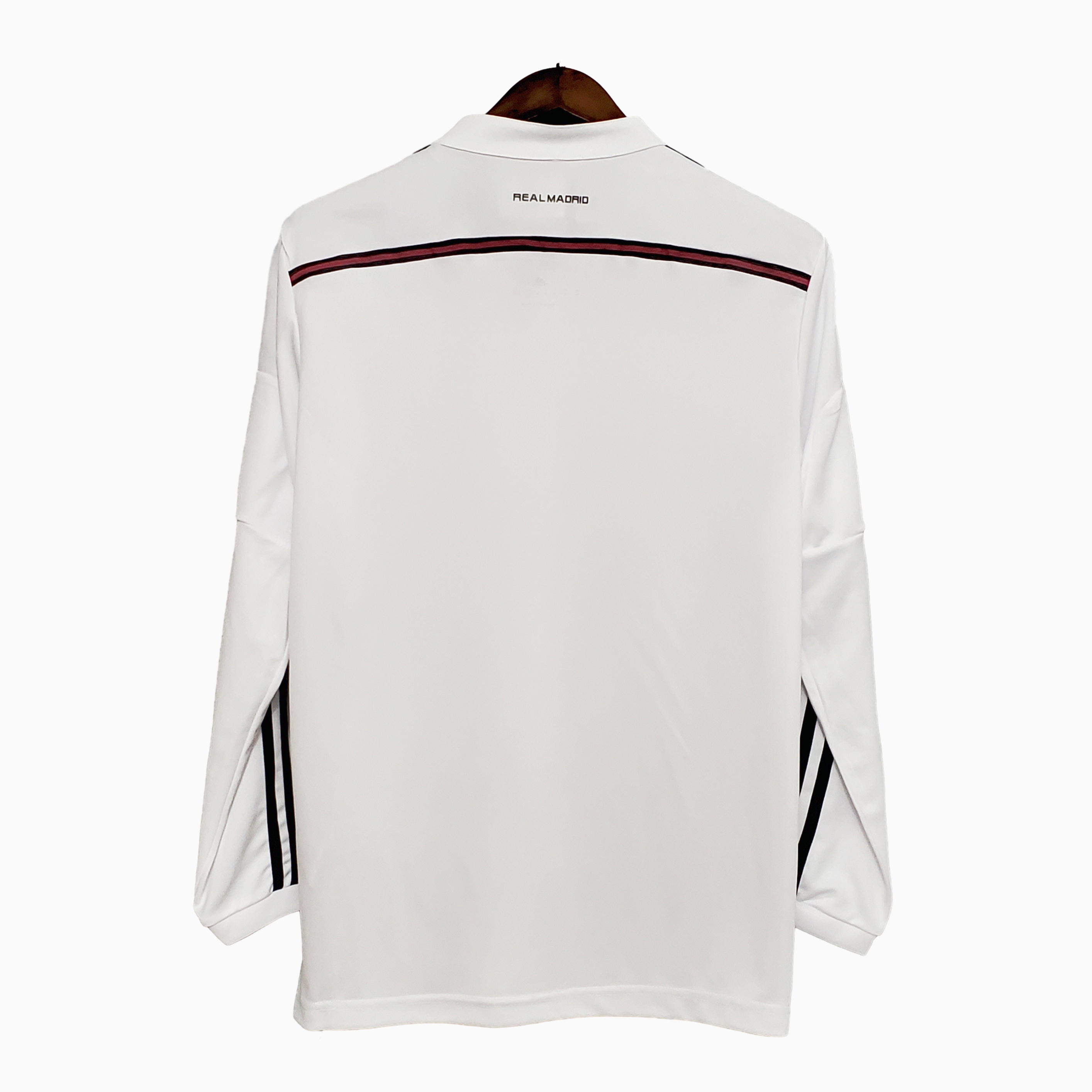 Retro Real Madrid 14-15 Home Stadium Long Sleeve Jersey-CKK-1
