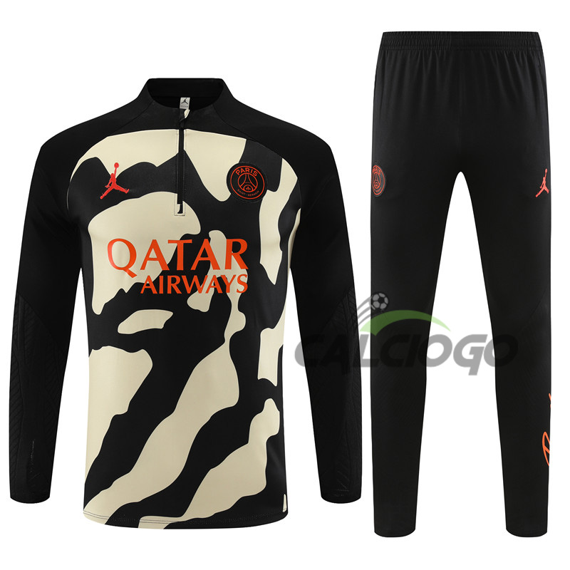 Tuta Paris PSG Felpa Zips Top 2023-2024