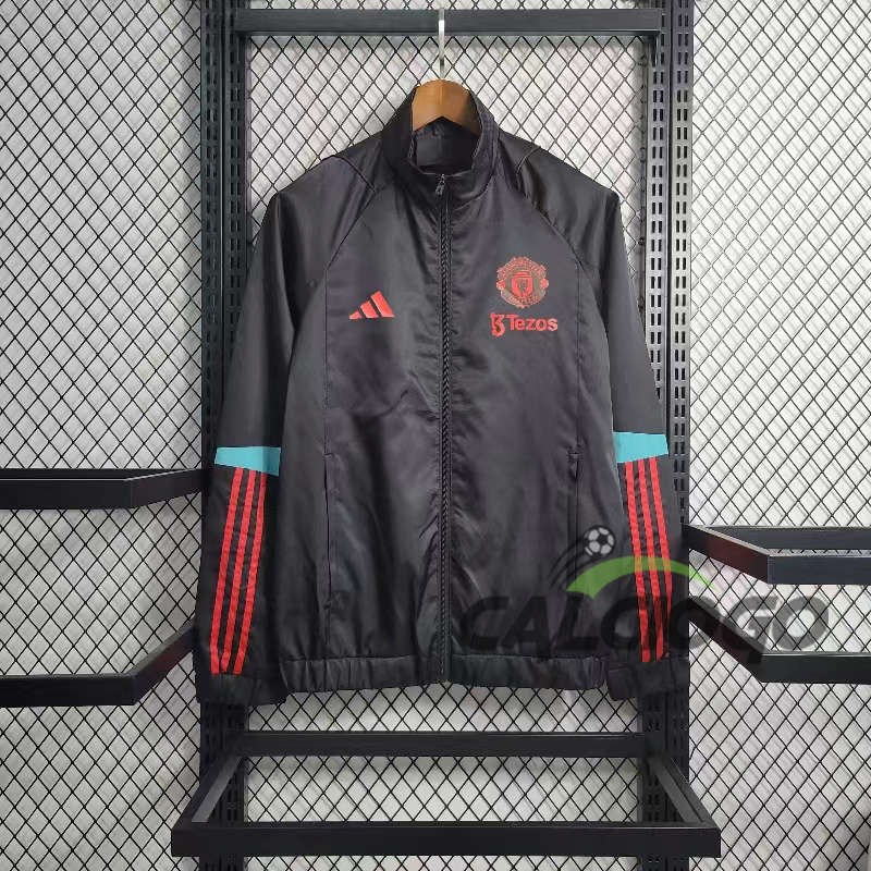 Giacca A Vento Manchester United Nero 2023