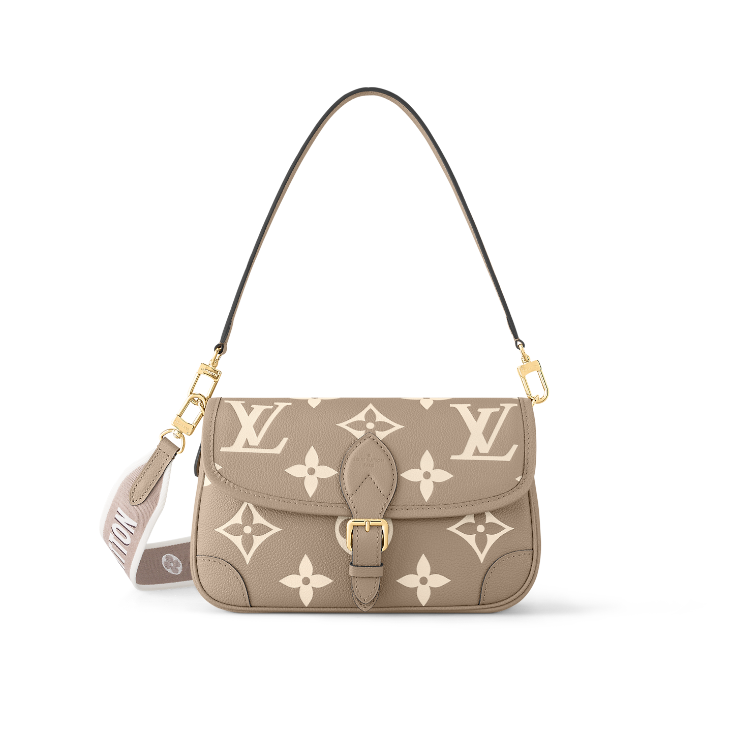 Louis Vuitton Diane Baguette Bag Navy Dove/Cream