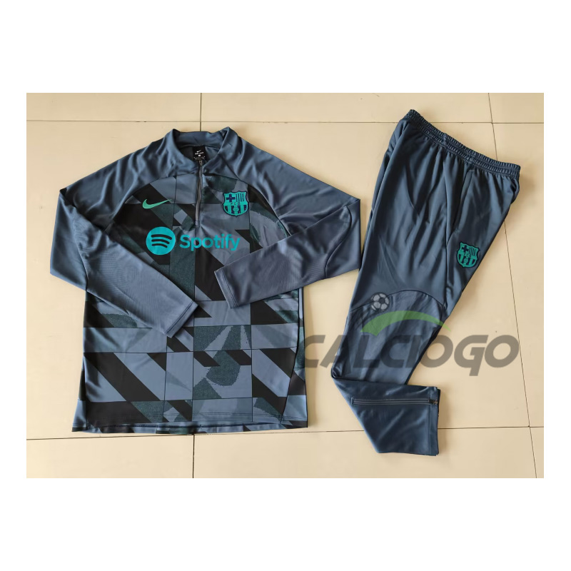 Tuta Calcio FC Barcellona Felpa Zips 2023-2024