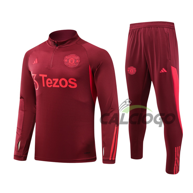 Tuta Manchester United Felpa Rosso 2023-2024