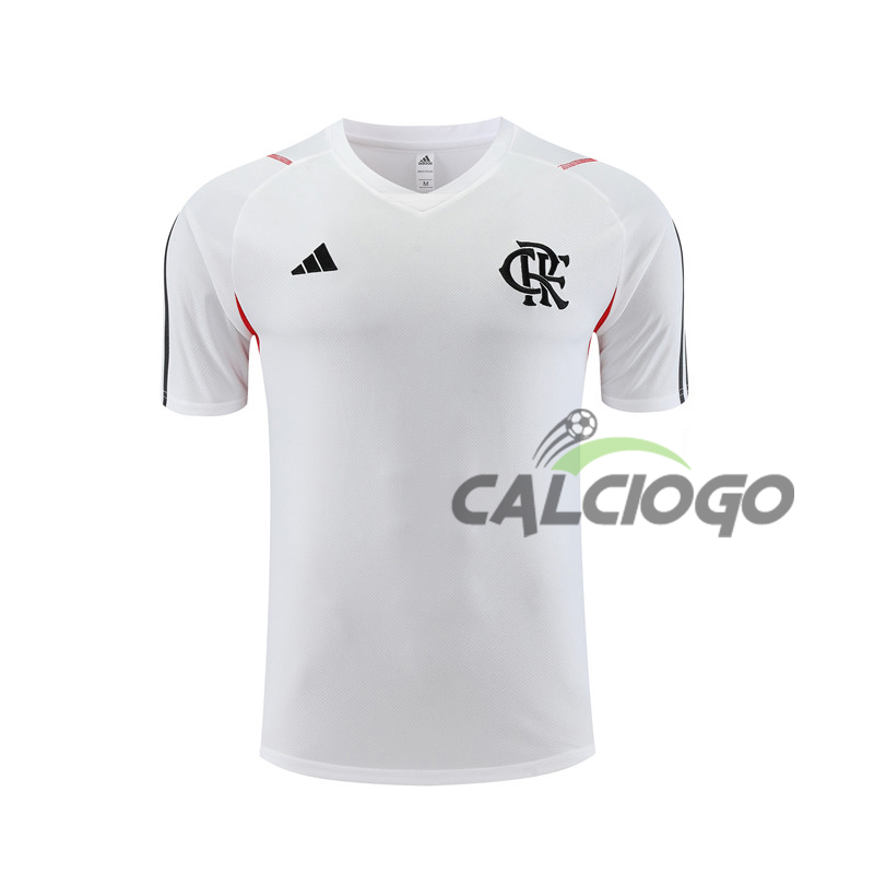 Maglia CR Flamengo Bianco Jersey 2023-2024