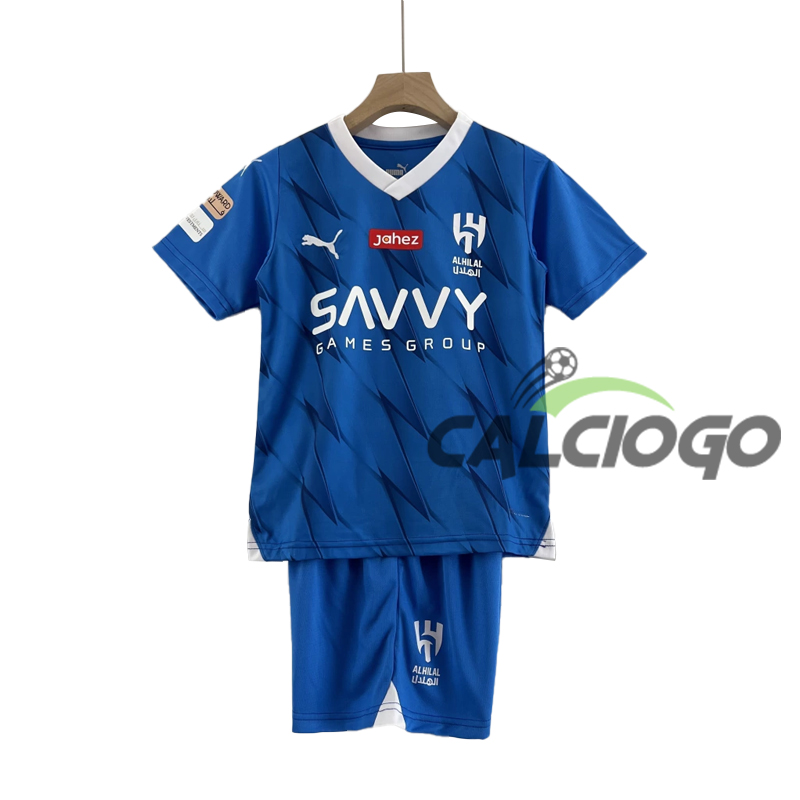 Kit Gara Al-Hilal Saudi Bambino 2023-2024