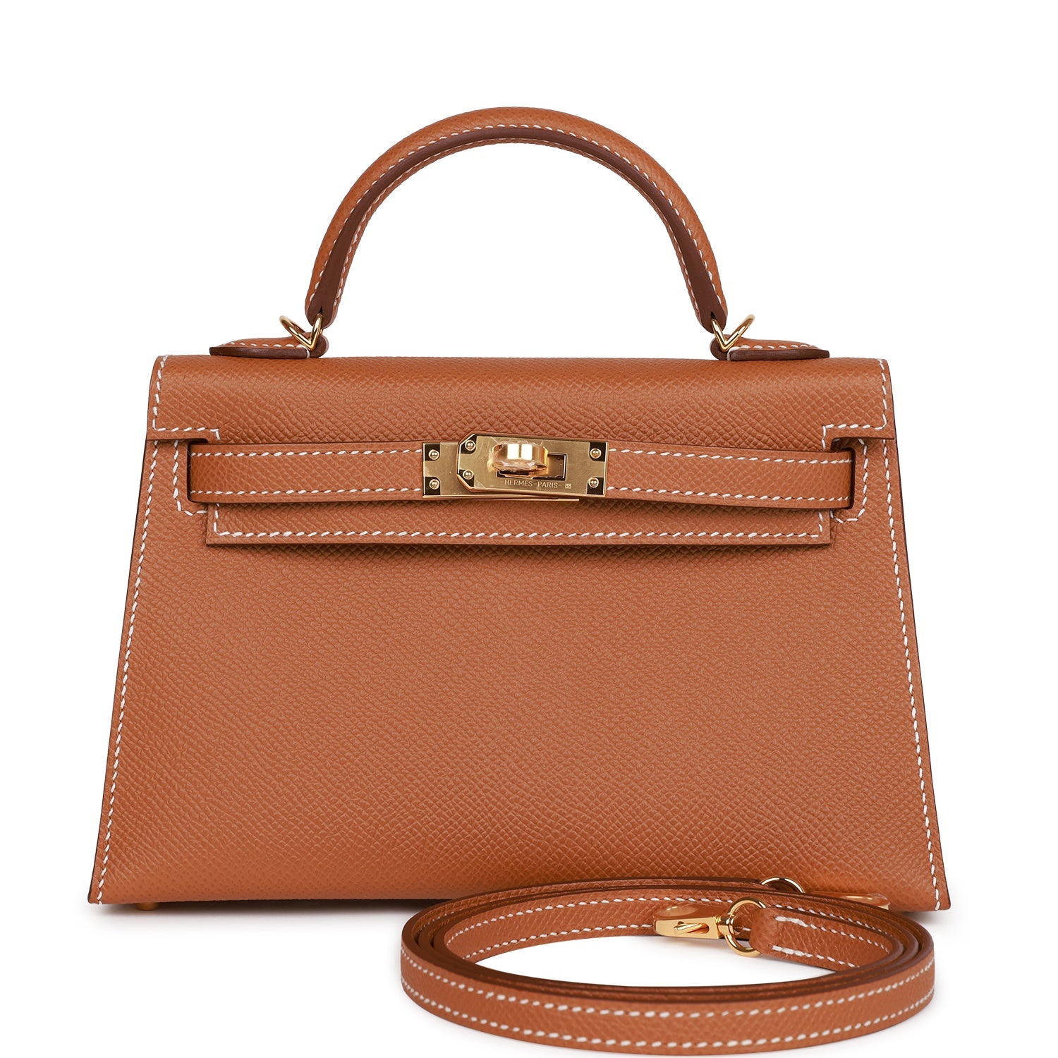 Hermès Kelly Sellier 20 Gold Epsom Gold Hardware