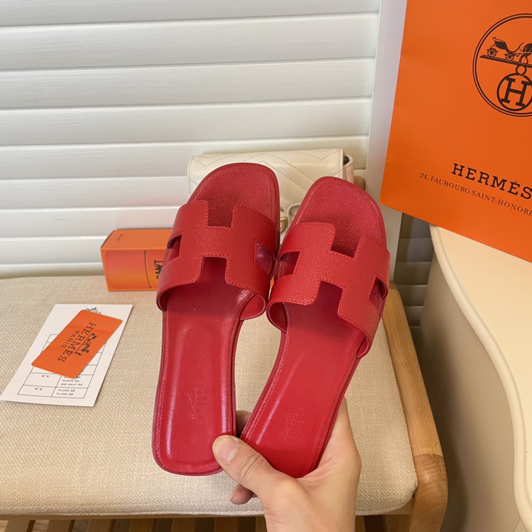 hermes slippers