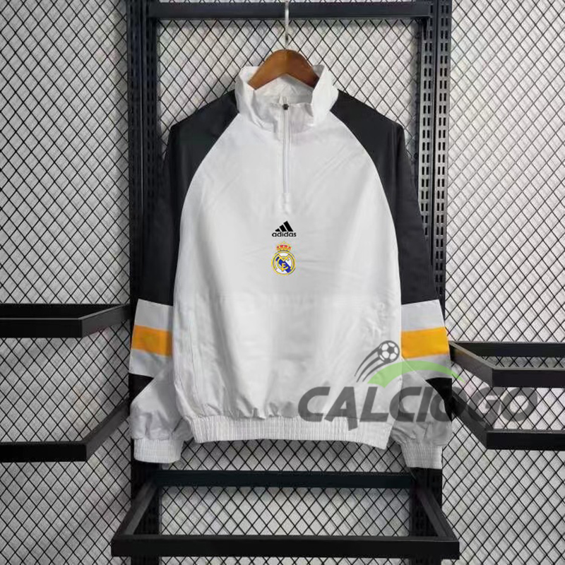Giacca A Vento Real Madrid Bianco 2023