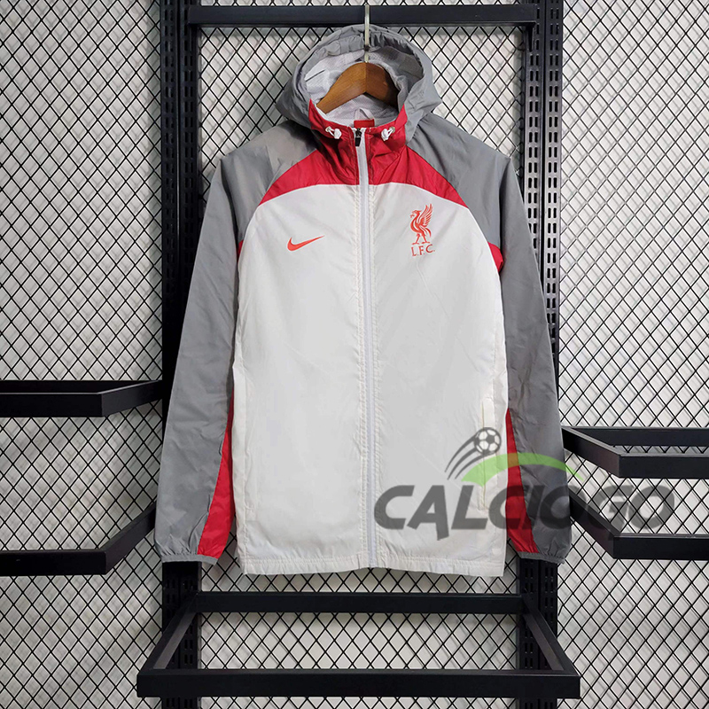 Giacca A Vento Liverpool Bianco 2023