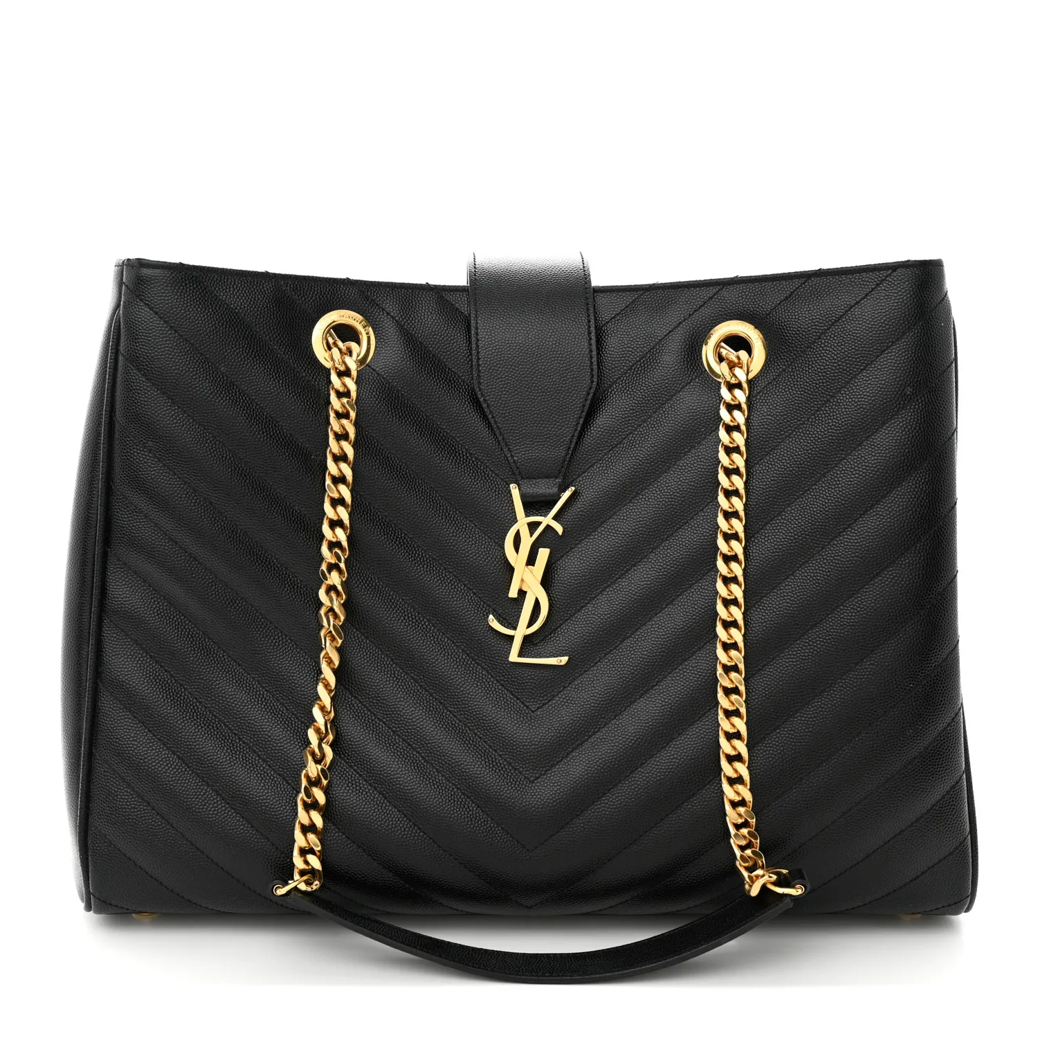 Saint Laurent Shopping Bag Black