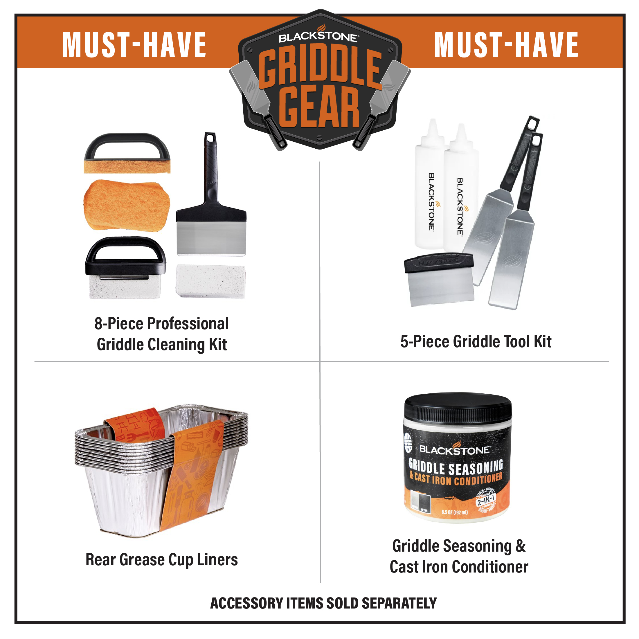 Blackstone 4Burner 36" Propane Griddle with Air Fryer and Hood