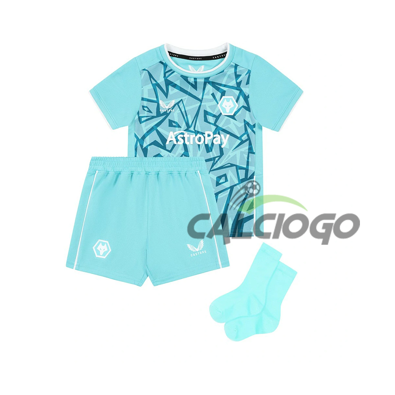 Kit Gara Wolves Bambino 2023-2024
