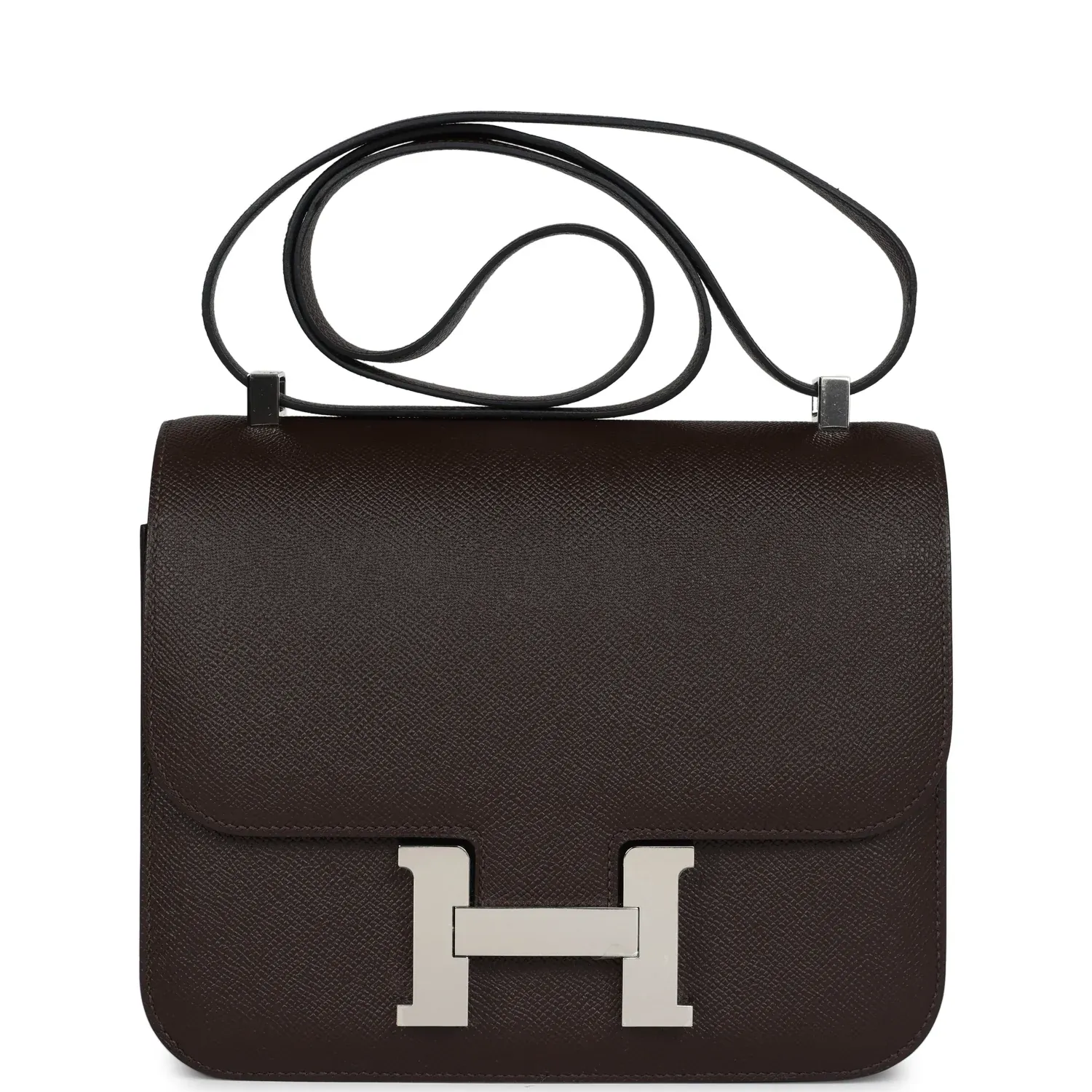 Hermès Constance 24 Chocolat Epsom Palladium Hardware