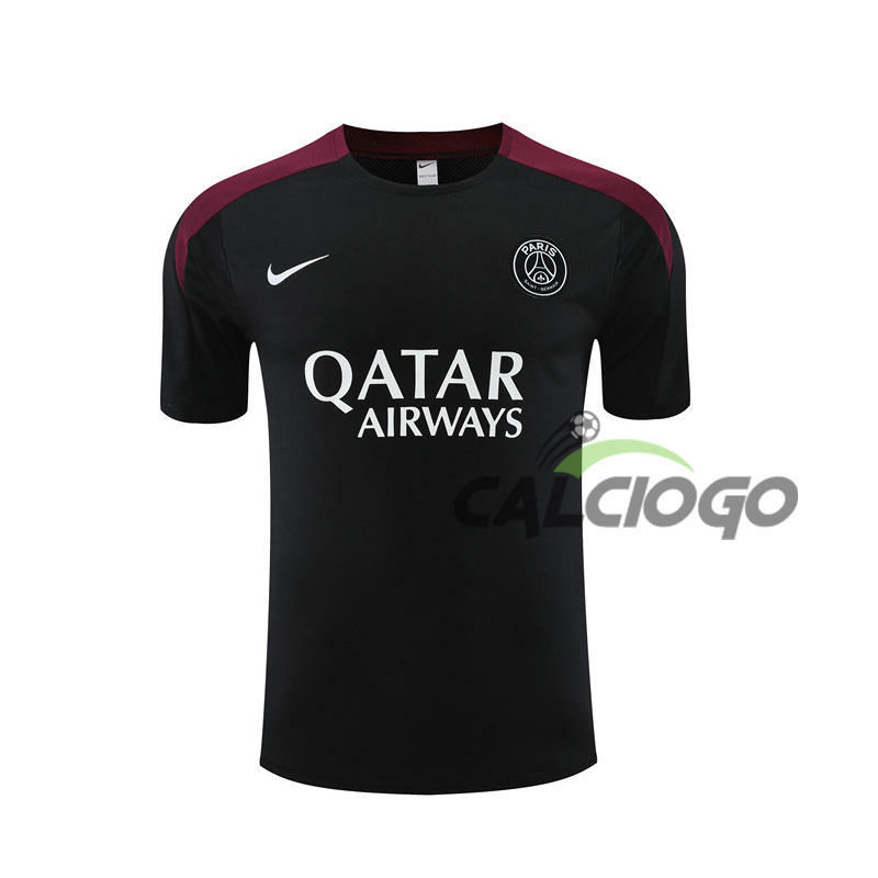 Maglia Paris PSG Nero Strike Jersey 2024-2025