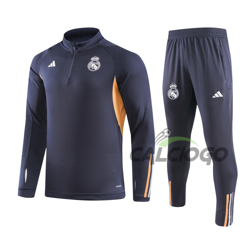 Tuta Real Madrid Felpa Zips 2023-2024