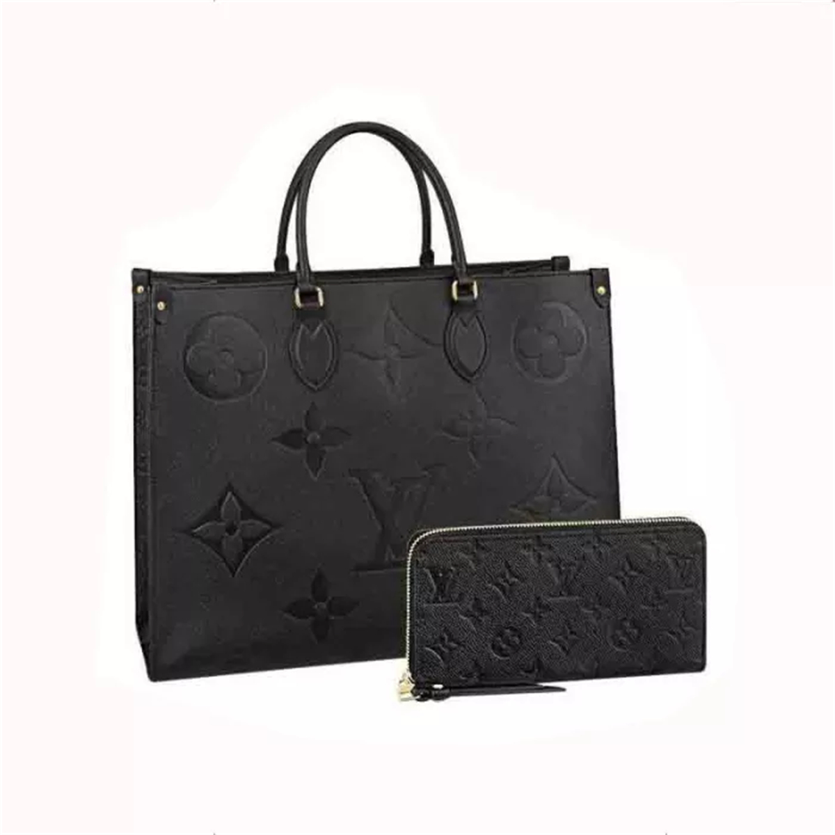 LOUIS VUITTON On-the-go GM long wallet 2-piece set deals Ref:M44925+M61864