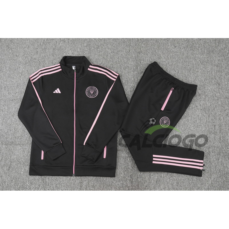 Tuta Calcio Miami CF Felpa Zips Nero 2023-2024