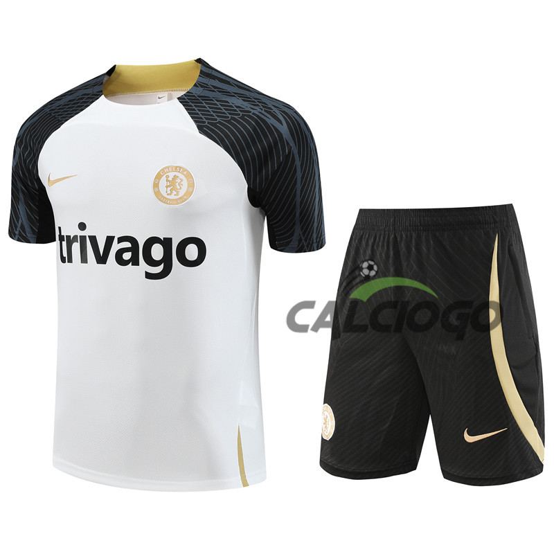 Kit Gara Chelsea Bianco Jersey 2023-2024
