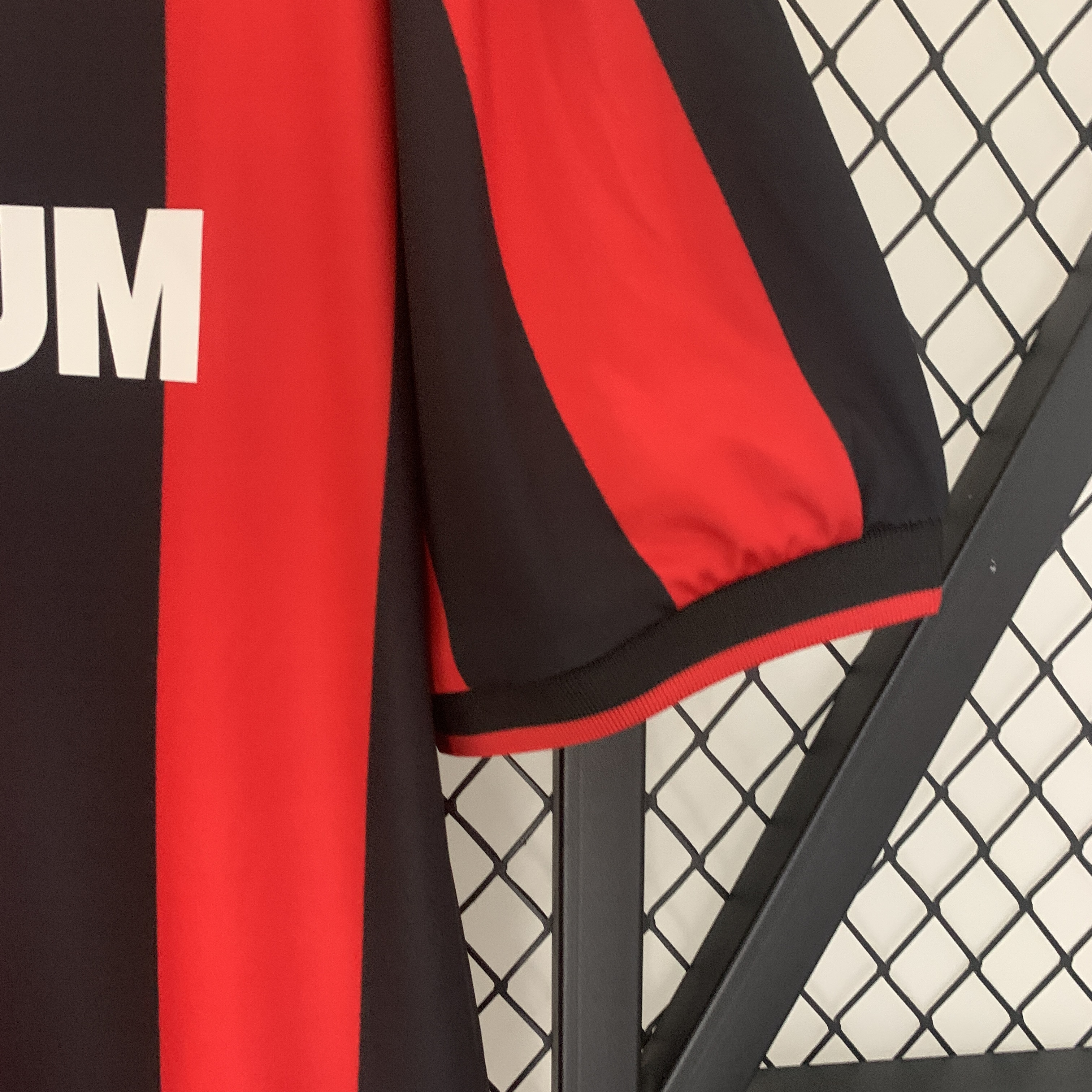 Retro AC Milan 90-91 Home Stadium Jersey-CKK-1