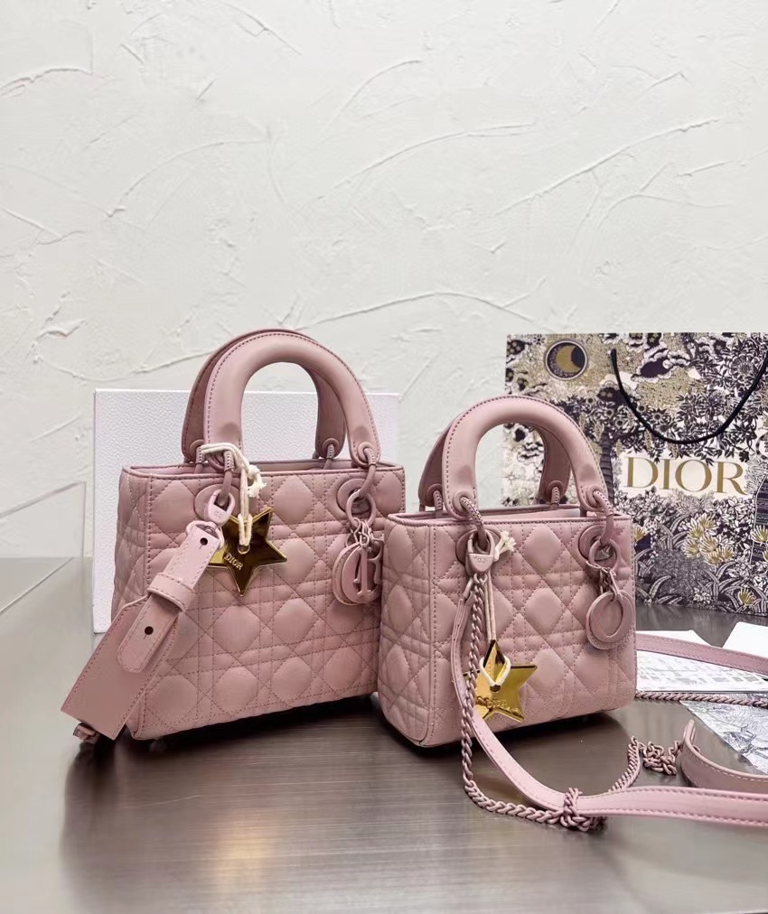 Dior pink shoulder bag handbag