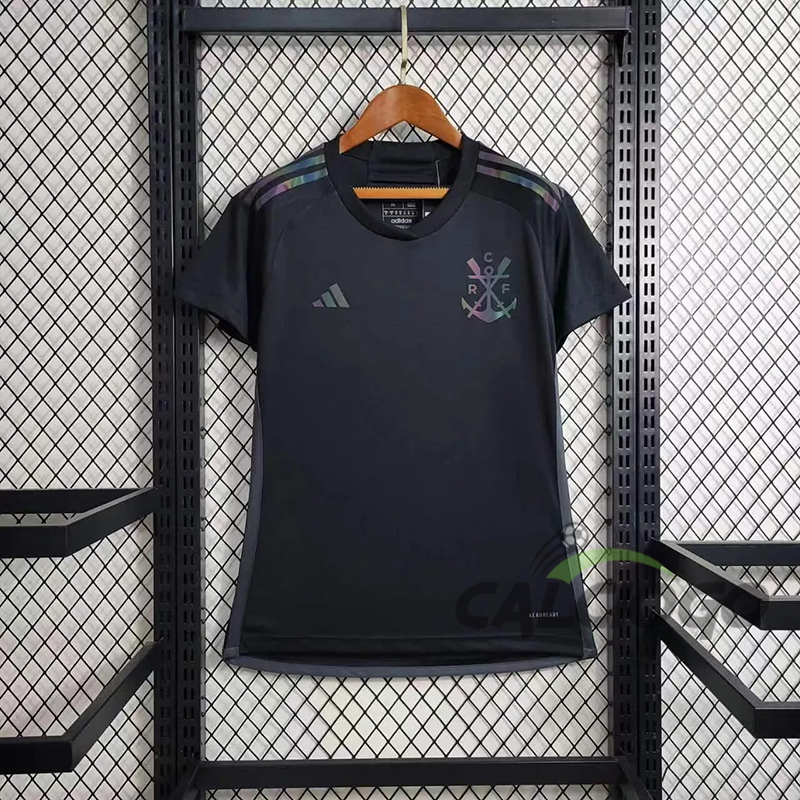 CR Flamengo Femmina Jersey Nero 2023-2024
