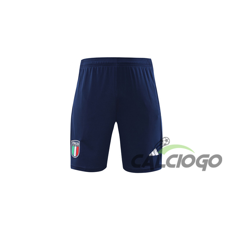 Italia Pantaloncini Blu Scuro 2023-2024