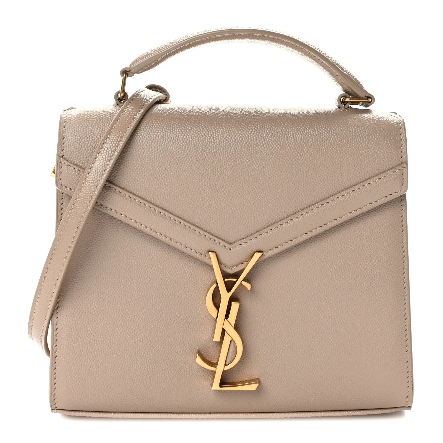 Saint Laurent Classic Top Handle Beige