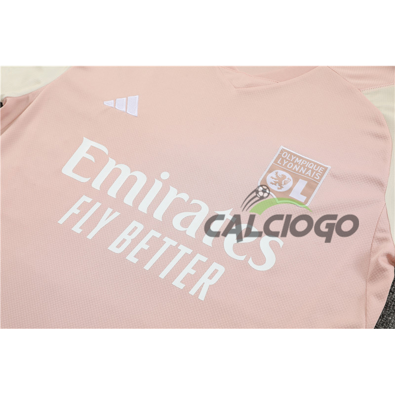 Maglia Lyon OL Rosa Strike Jersey 2023-2024