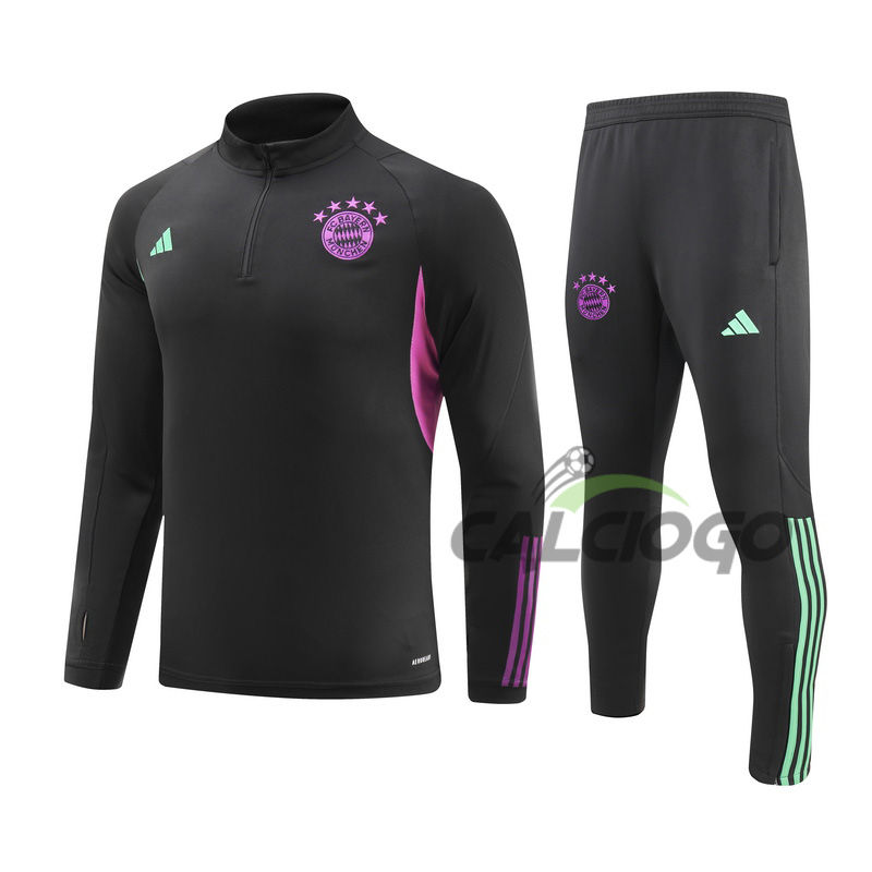 Tuta Calcio Bayern Monaco Felpa Zips 2023-2024