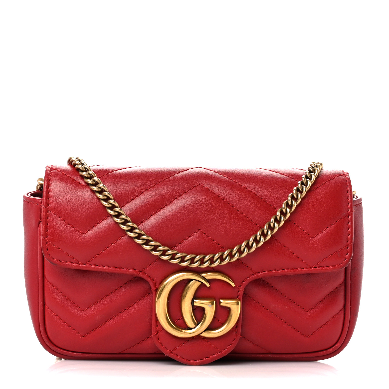 Gucci GG Marmont leather super mini bag