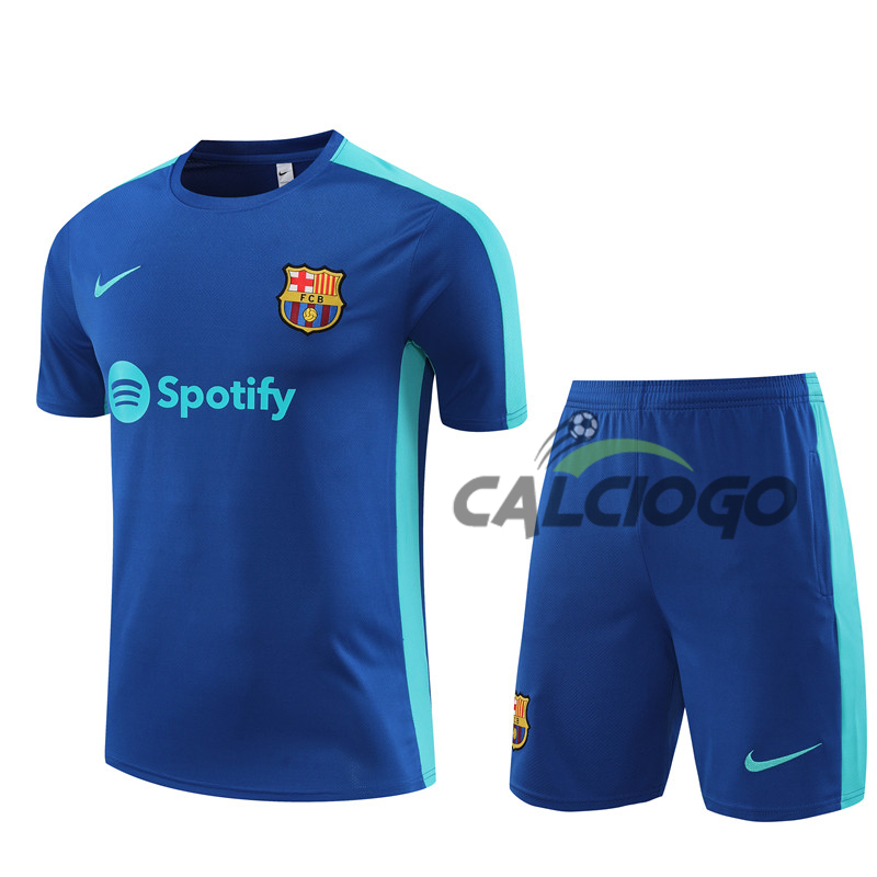 Tuta Sportiva FC Barcellona Blu Jersey 2023-2024