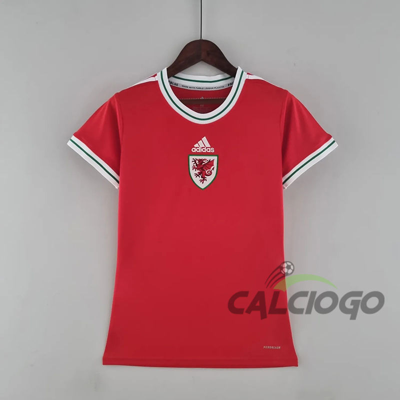 Wales Femmina Jersey Rosso 2022
