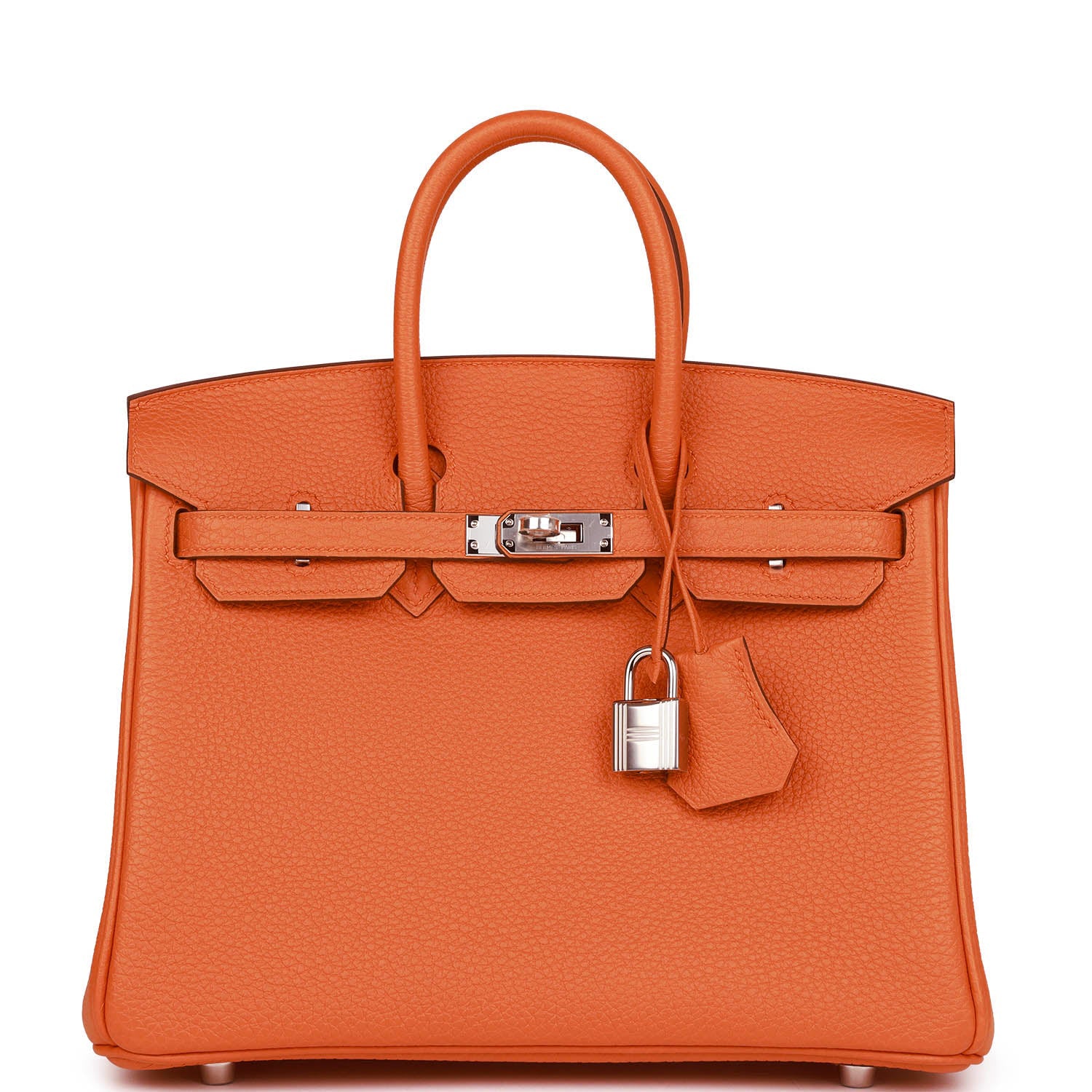 Hermès Birkin 25 Orange Togo Palladium Hardware