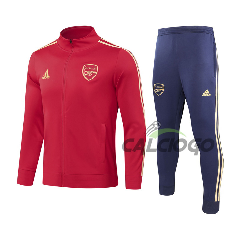 Tuta Arsenal Felpa Zips Top Pantaloni 2023-2024