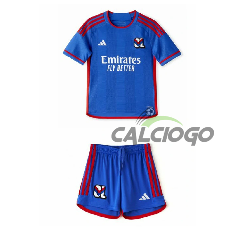 Kit Gara Lyon OL Away Bambino 2023-2024