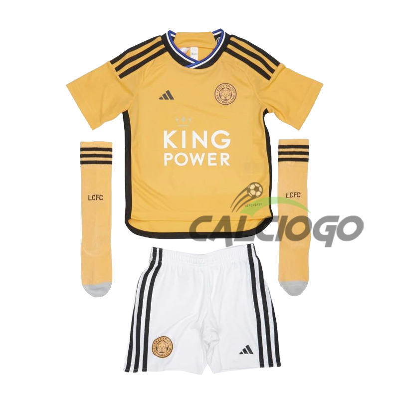 Kit Gara Leicester City Bambino 2023-2024