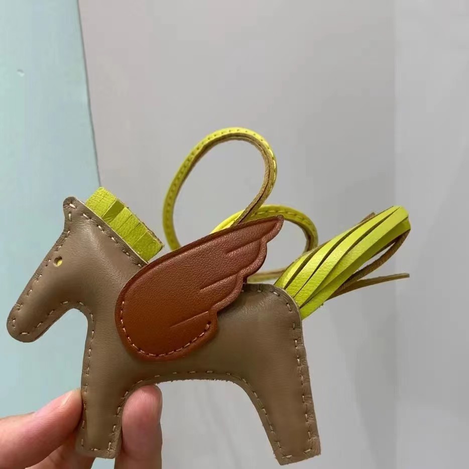 Hermès Milo Lambskin Horse Bag Charm