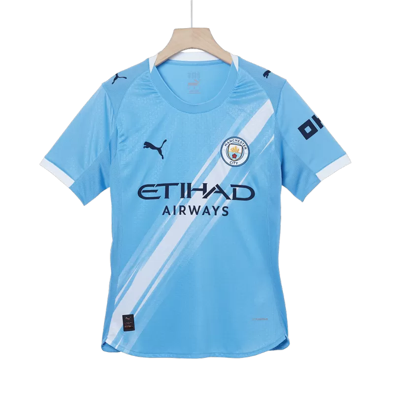 Maglia autentica da casa del Manchester City 2025/26 - Blu