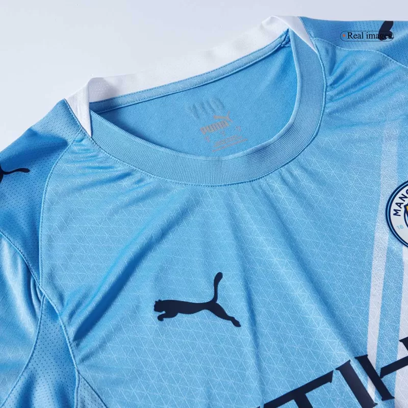 Maglia autentica da casa del Manchester City 2025/26 - Blu