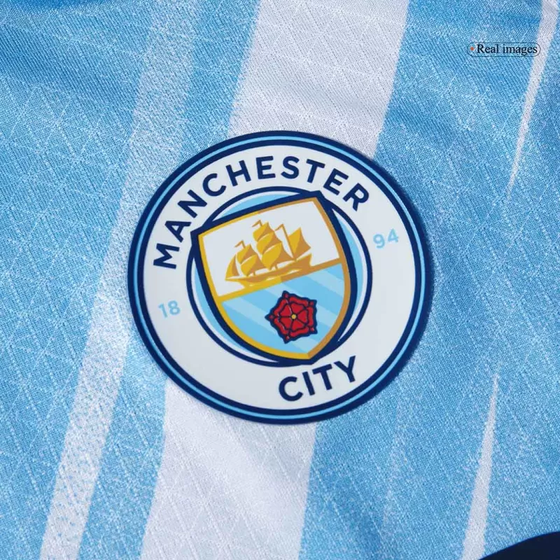 Maglia autentica da casa del Manchester City 2025/26 - Blu