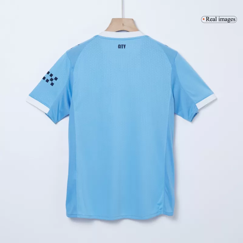 Maglia autentica da casa del Manchester City 2025/26 - Blu