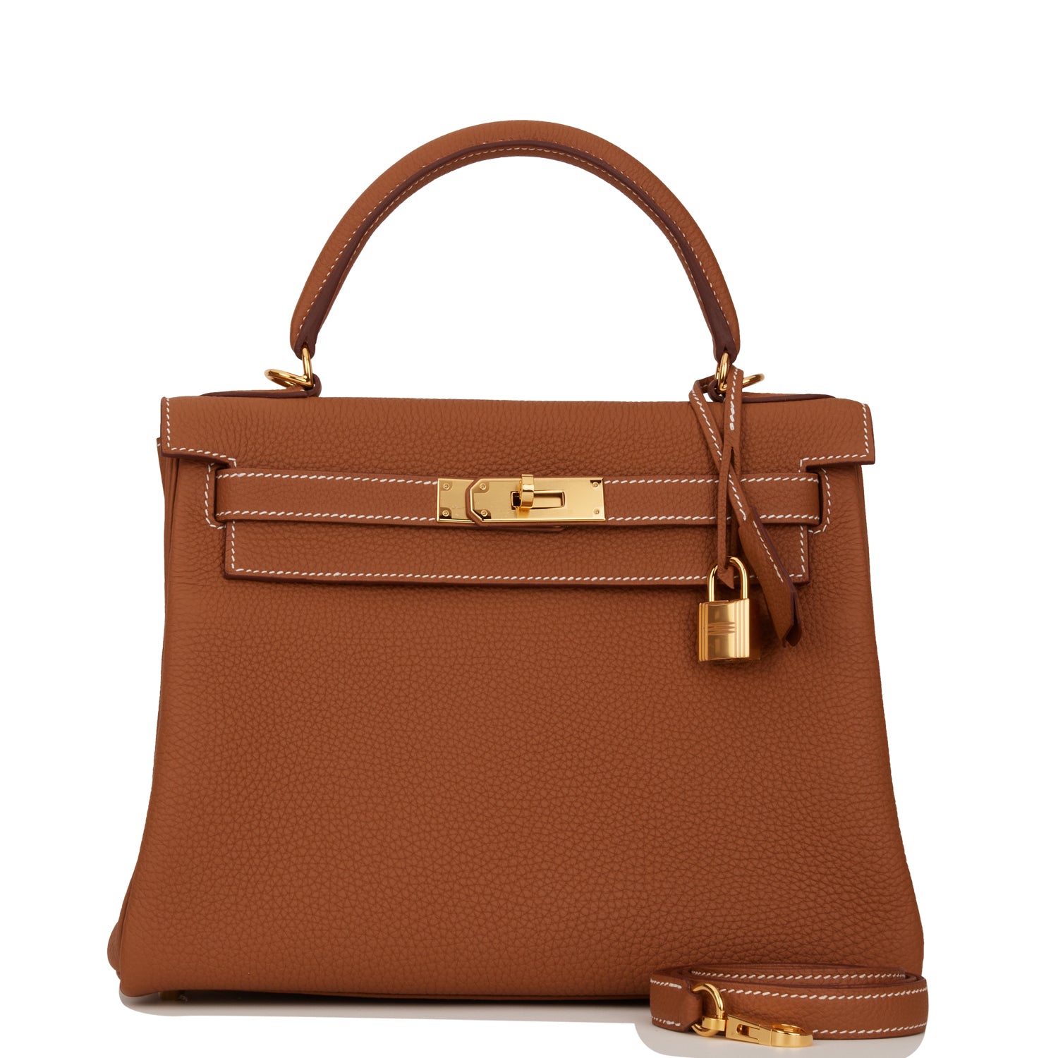 Hermès Kelly Retourne 28 Gold Togo Gold Hardware