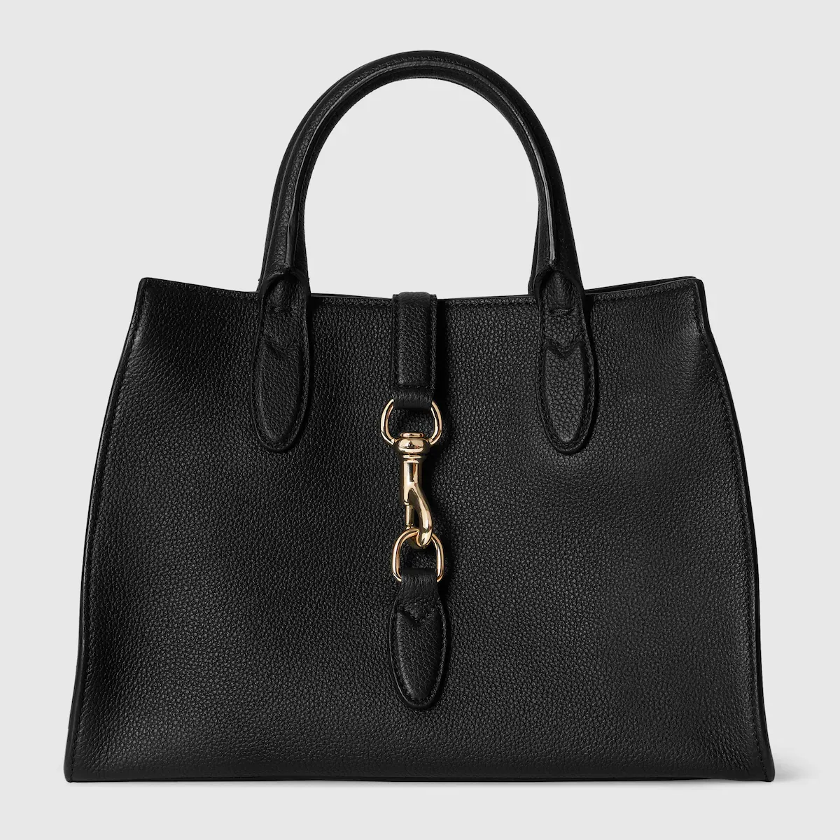 Medium tote bag with hook closure