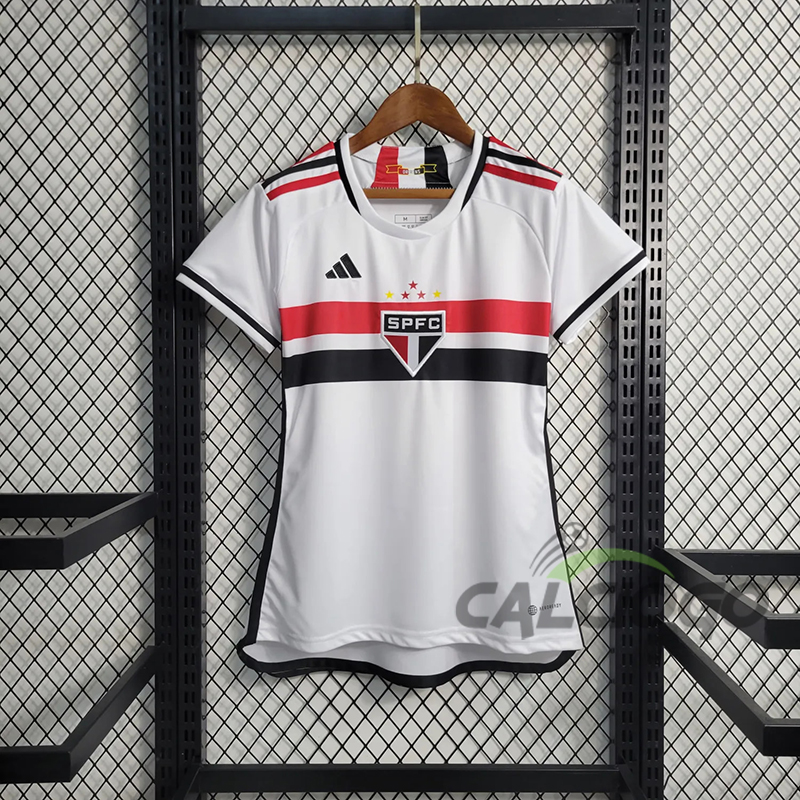 São Paulo FC Femmina Jersey Home 2023-2024